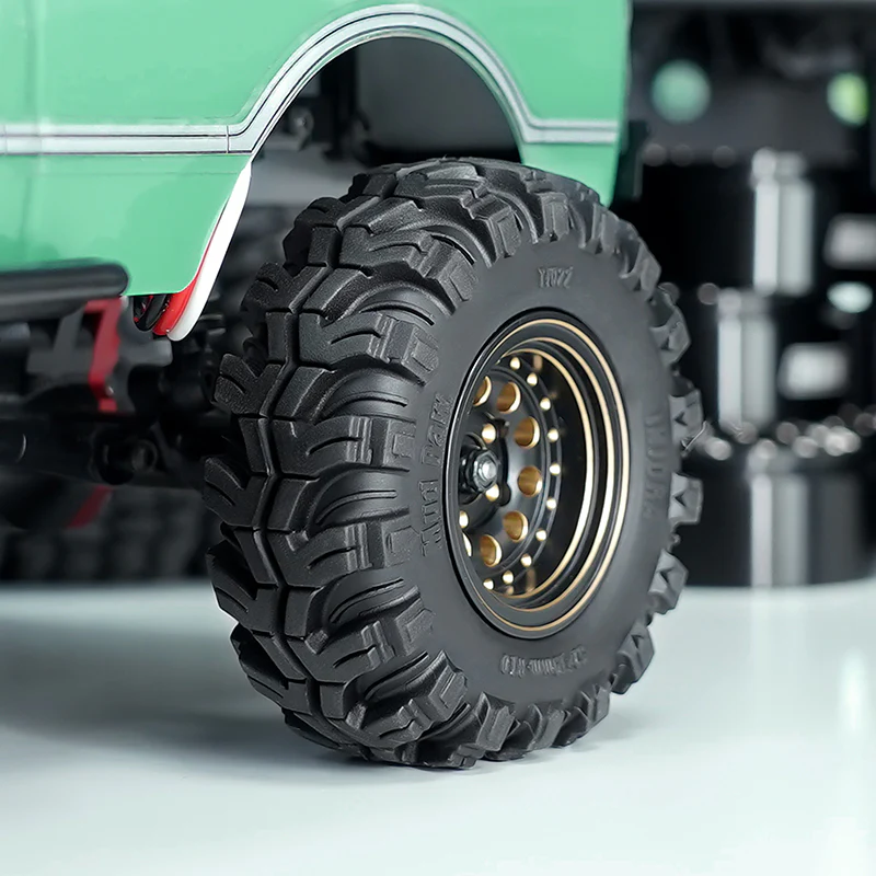 INJORA 1.0" 52*19mm Mud Paw M/T Tires (T1022) (4) - Image 8