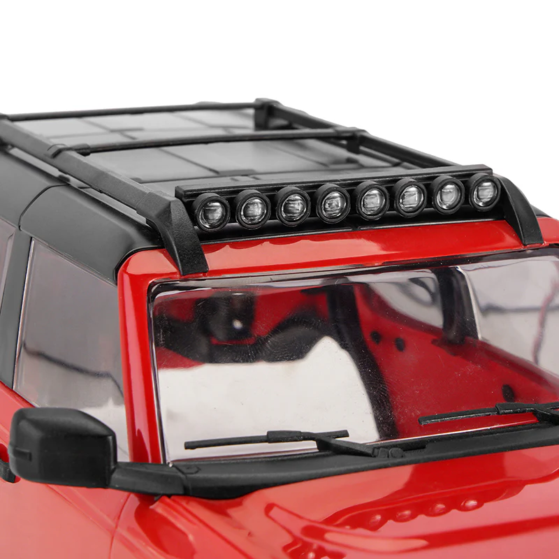 INJORA Nylon Molded 8LED Roof Light Bar for 1/18 TRX4M Bronco (4M-47) - Image 6