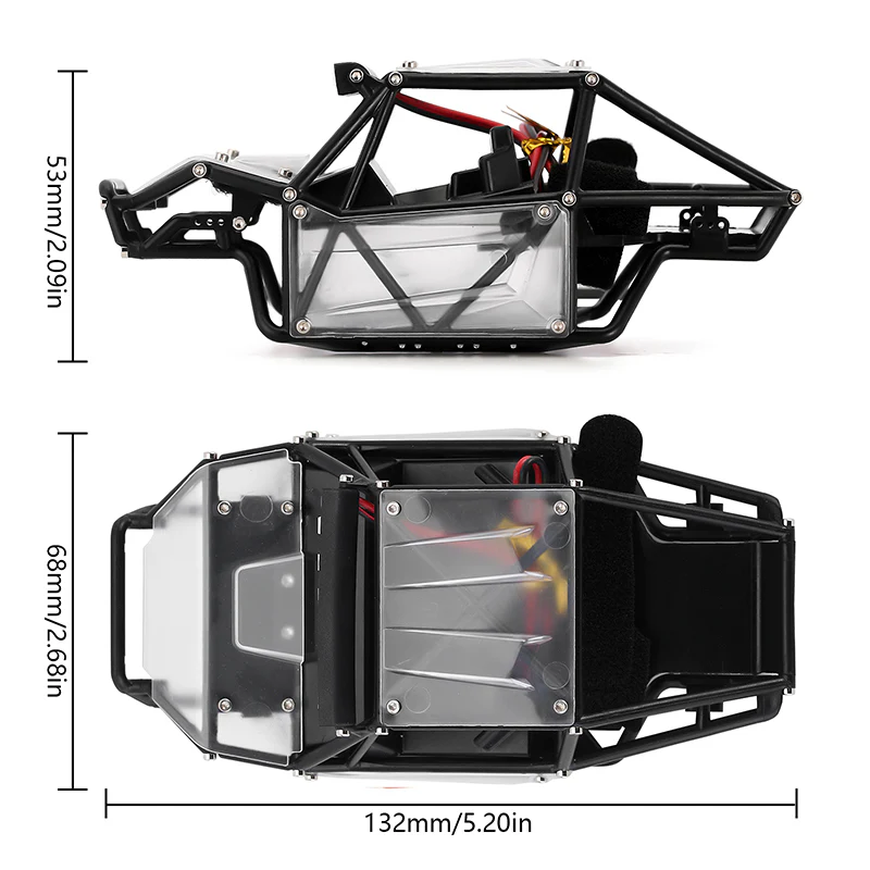 INJORA Nylon Rock Buggy Body for 1/24 SCX24 - Image 18