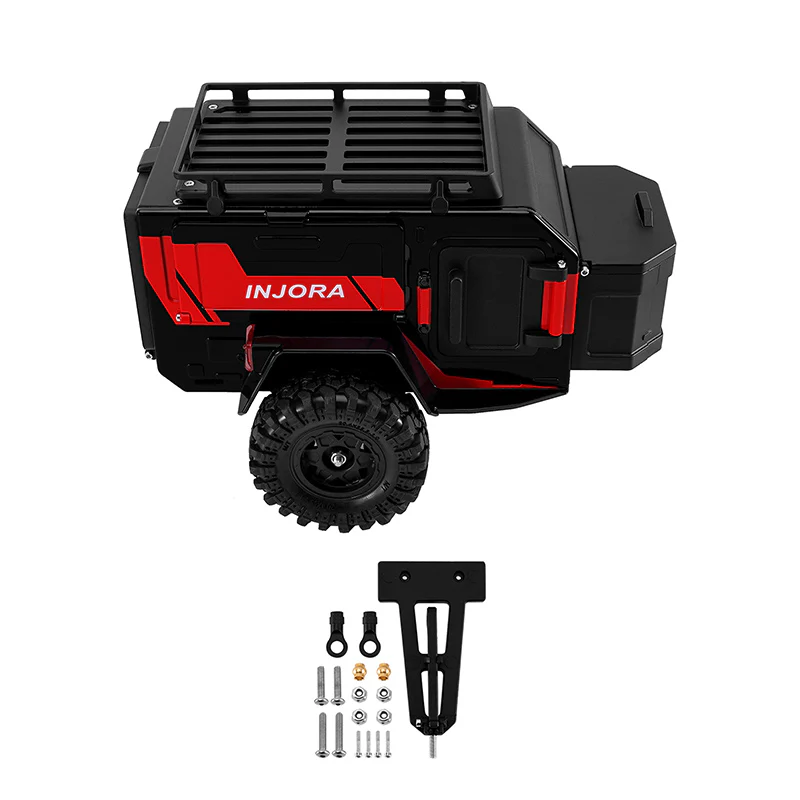 INJORA Off-Road Camping Trailer for 1/18 1/24 RC Crawlers TRX4M SCX24 - Image 54