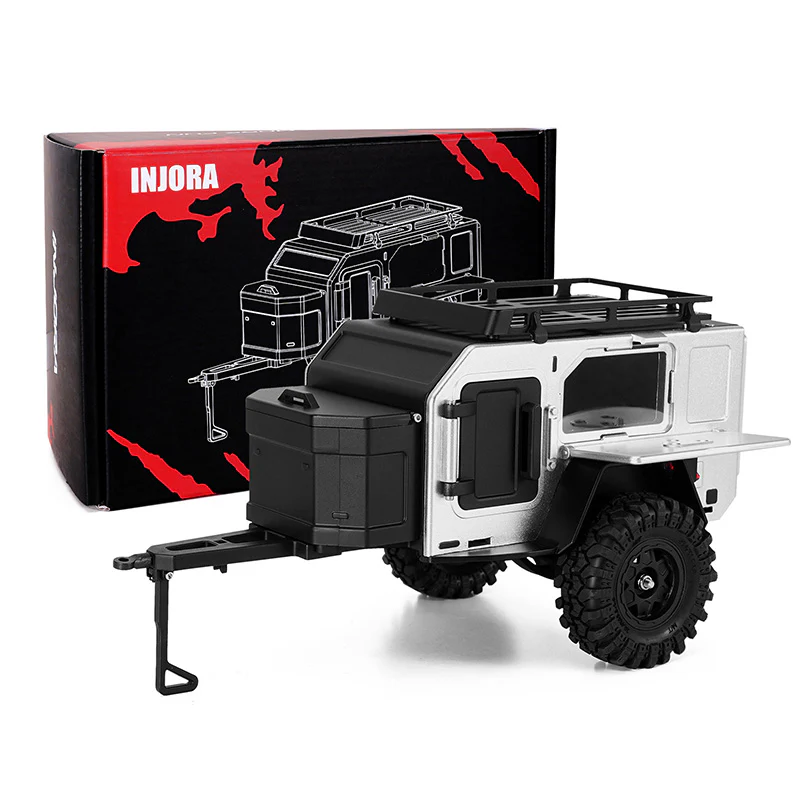 INJORA Off-Road Camping Trailer for 1/18 1/24 RC Crawlers TRX4M SCX24 - Image 36