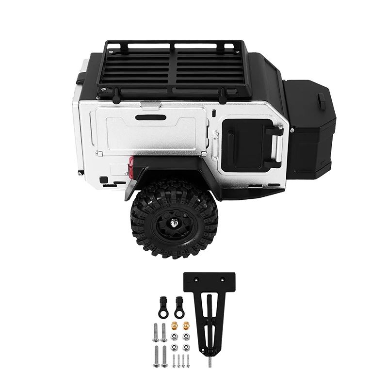 INJORA Off-Road Camping Trailer for 1/18 1/24 RC Crawlers TRX4M SCX24 - Image 37