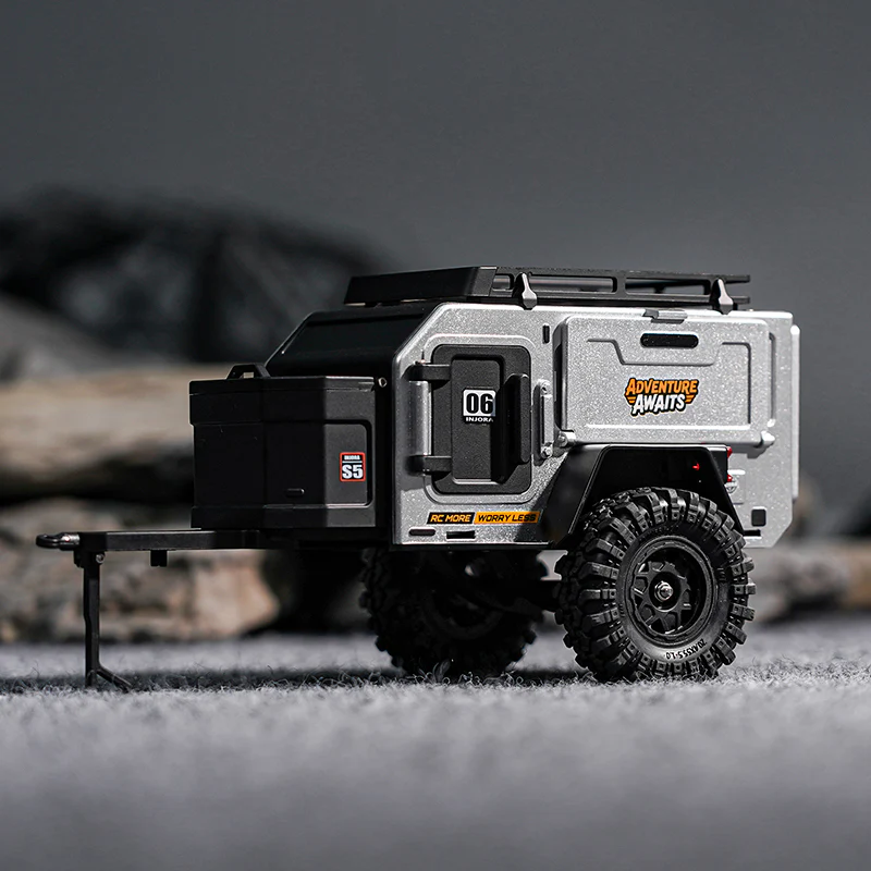 INJORA Off-Road Camping Trailer for 1/18 1/24 RC Crawlers TRX4M SCX24 - Image 39