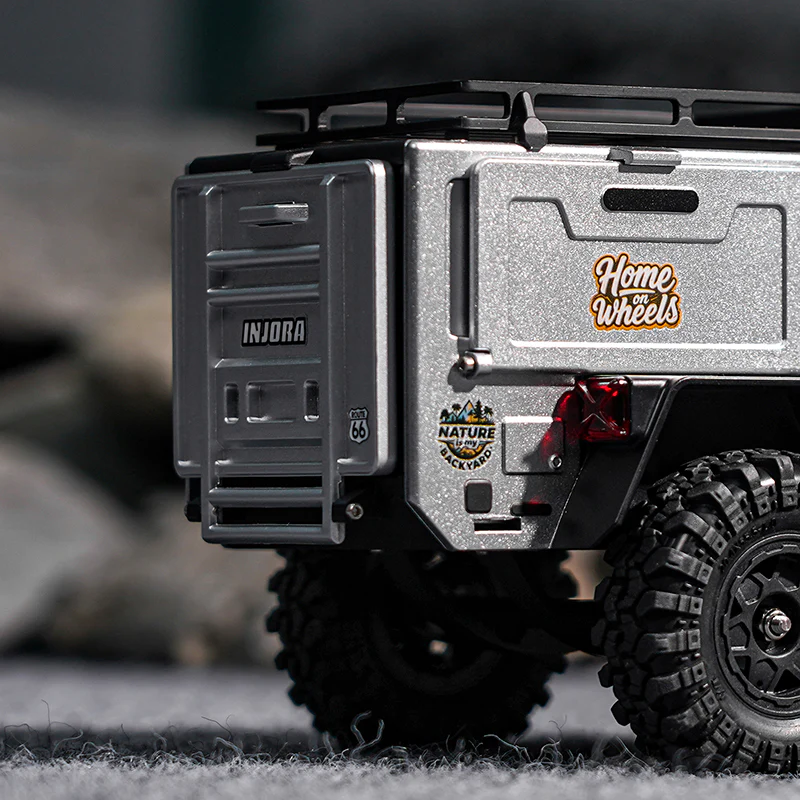 INJORA Off-Road Camping Trailer for 1/18 1/24 RC Crawlers TRX4M SCX24 - Image 41
