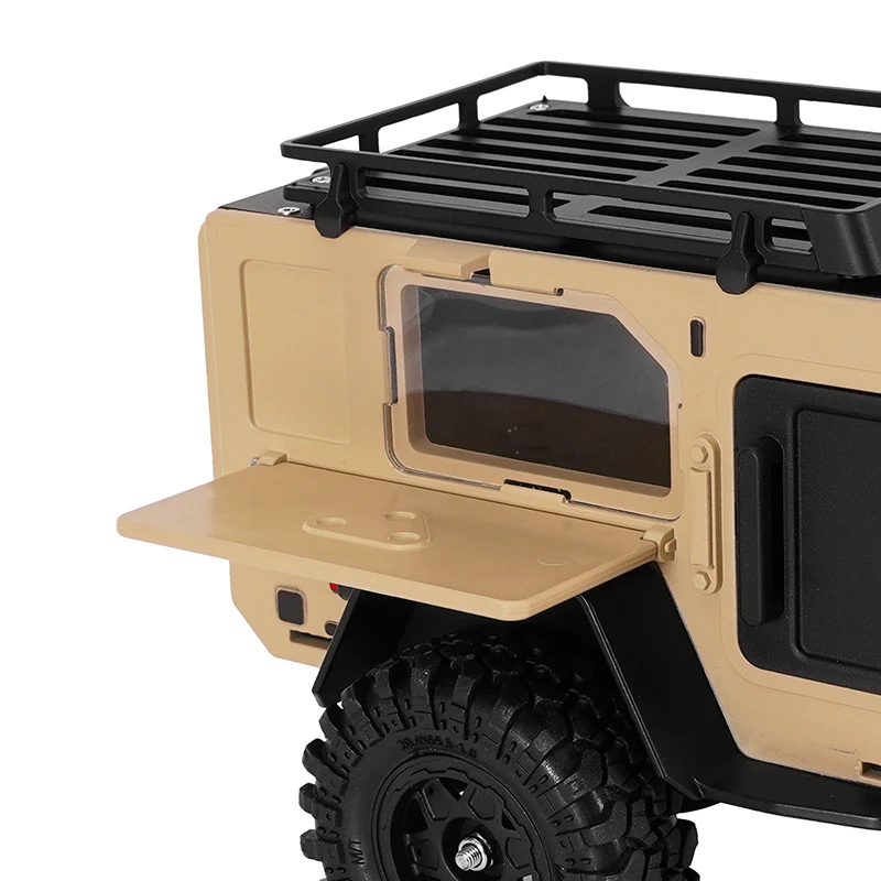 INJORA Off-Road Camping Trailer for 1/18 1/24 RC Crawlers TRX4M SCX24 - Image 8