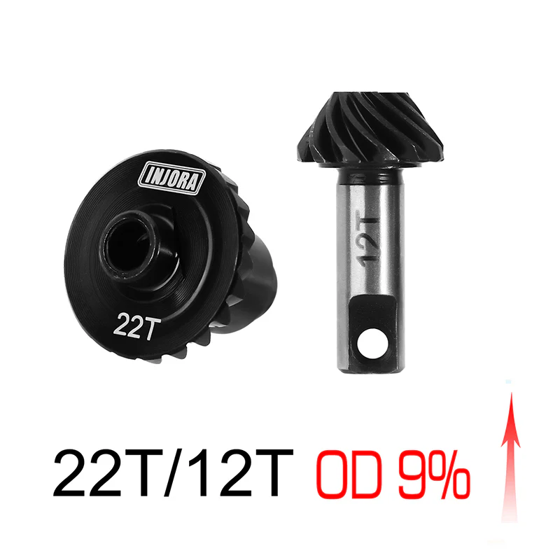 [US Warehouse] INJORA Overdrive Underdrive Alloy Steel Helical Gears for 1/18 TRX4M - Image 8