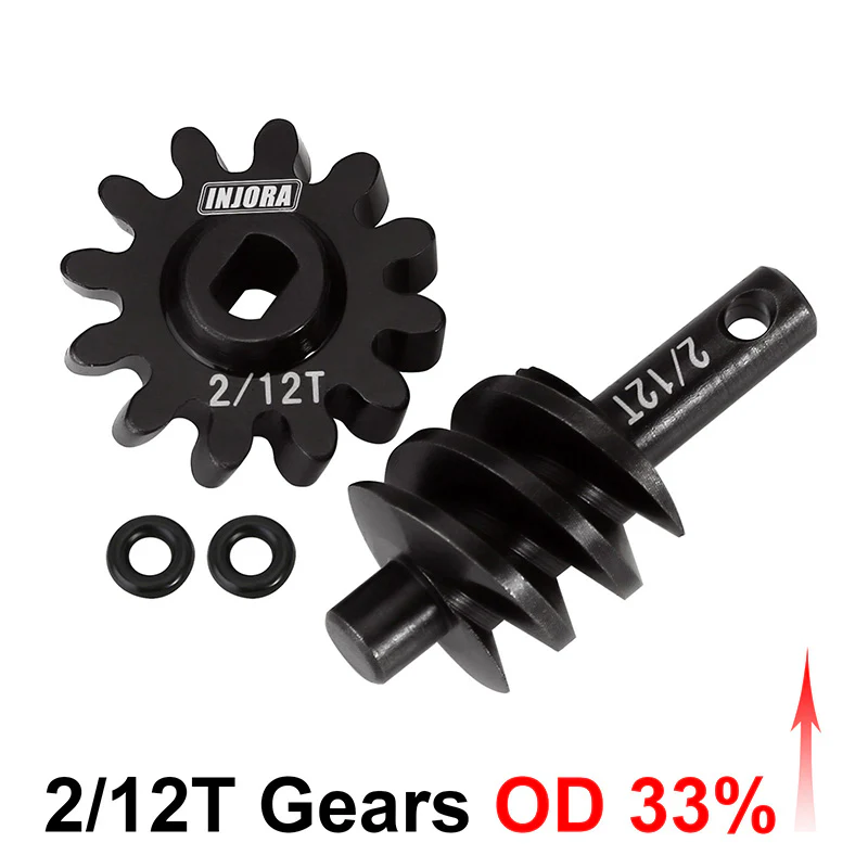 INJORA Overdrive Underdrive Gears for SCX24 AX24 - Image 2