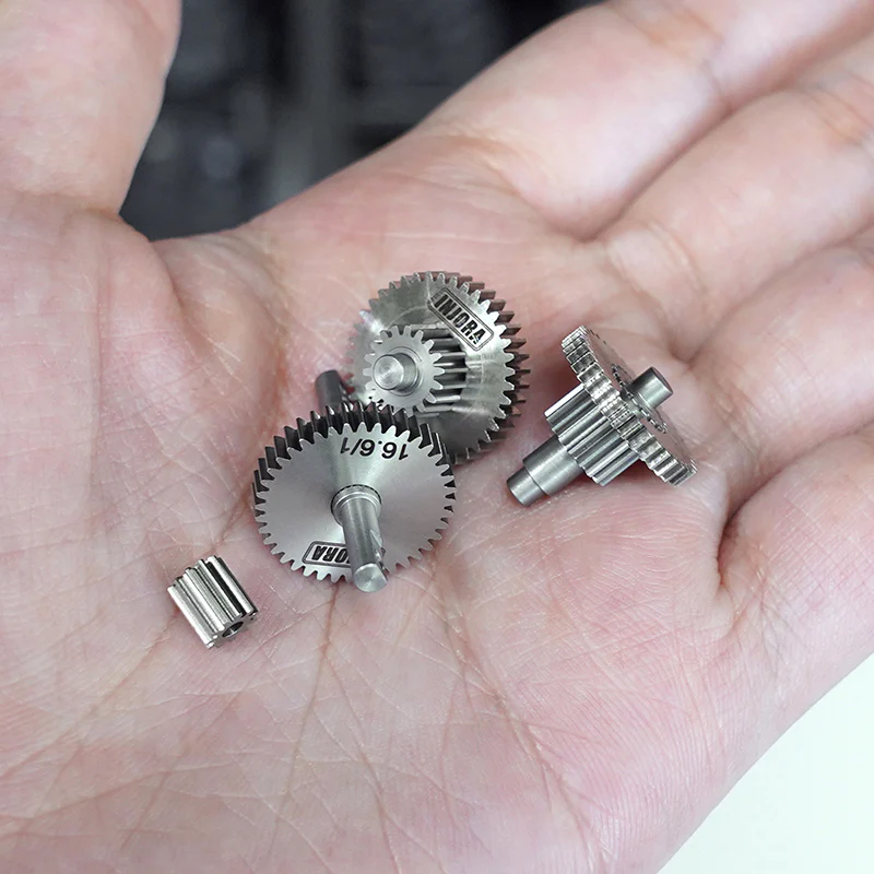 [US Warehouse] INJORA Overdrive Underdrive Stainless Steel Transmission Gear Set for 1/18 TRX4M - Image 19