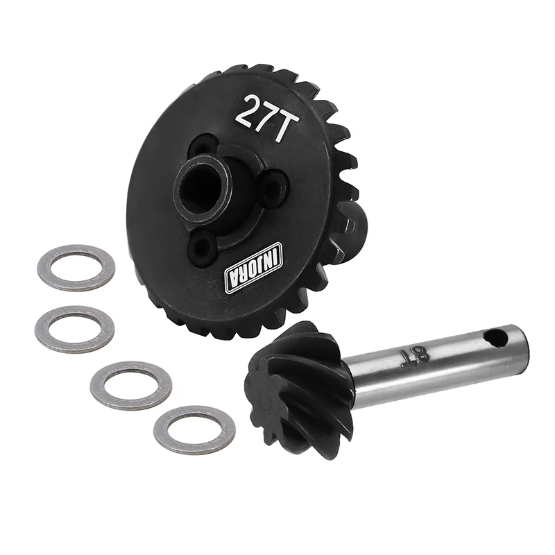 INJORA Overdrive Underdrive Steel Helical Gears for SCX10 II SCX10 III SCX10 Pro - Image 2