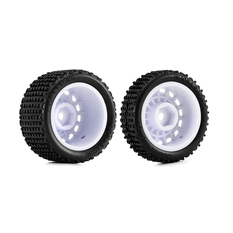 INJORA Pre-mounted Pin Buggy Tires & Wheels for 1/24 Losi Micro-B - Image 12