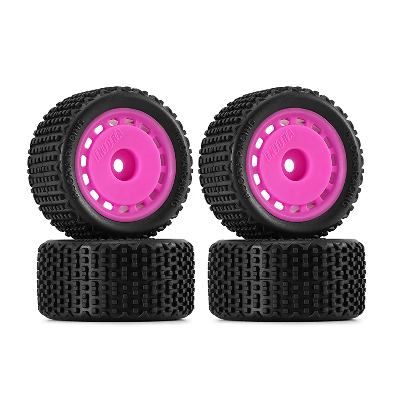 INJORA Pre-mounted Pin Buggy Tires & Wheels for 1/28 Losi Micro-T - Image 10