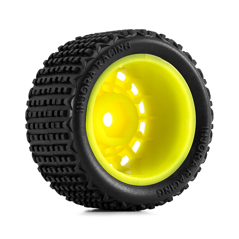 INJORA Pre-mounted Pin Buggy Tires & Wheels for 1/28 Losi Micro-T - Image 20