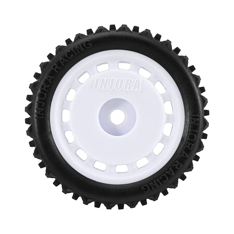 INJORA Pre-mounted Pin Buggy Tires & Wheels for 1/28 Losi Micro-T - Image 6