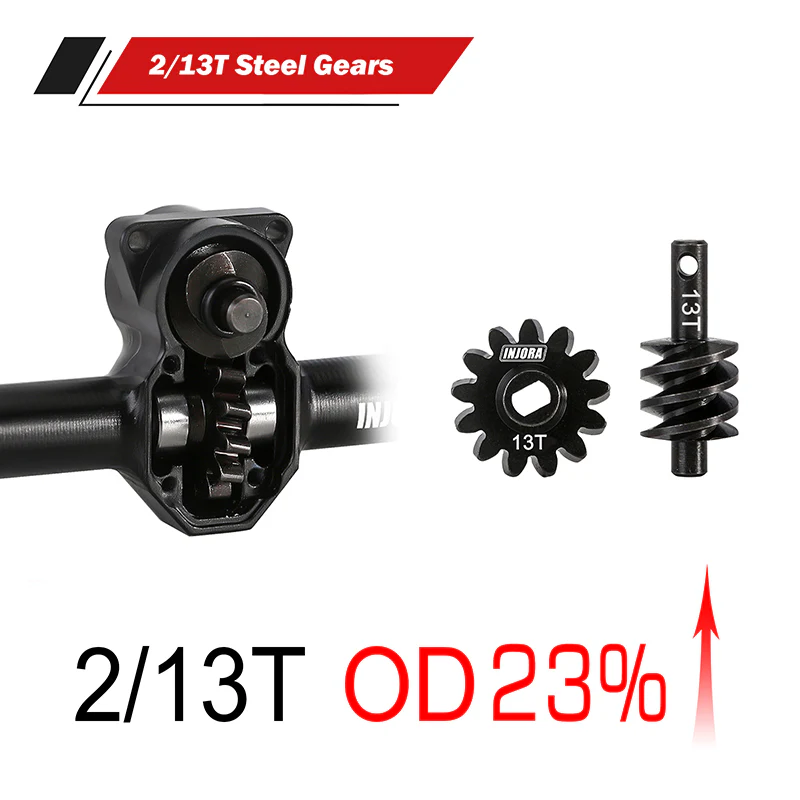 [US Warehouse] INJORA +4mm ProSteer Double Joint Aluminum Axle for 1/24 SCX24 - Image 7
