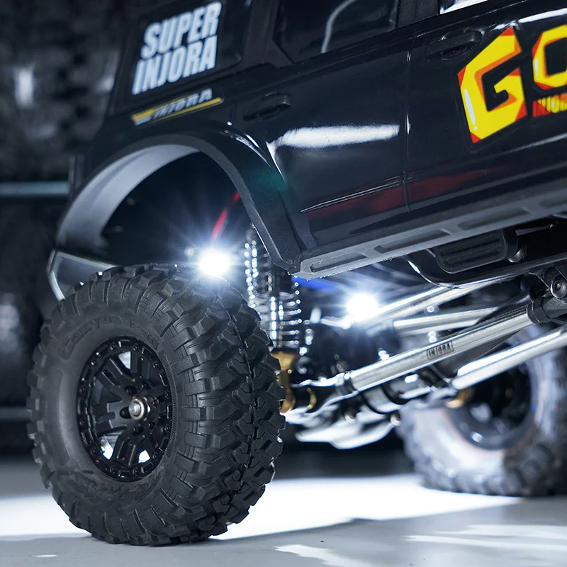 INJORA Rock Lights Kit with Controller for 1/18 1/24 RC Crawler(White, Yellow) - Image 13