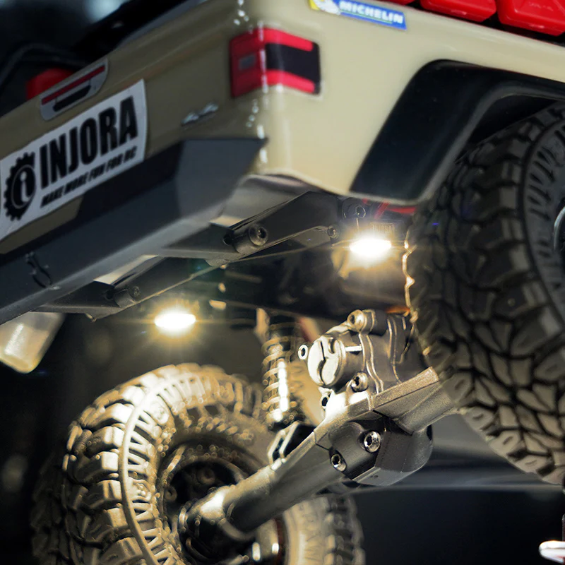 INJORA Rock Lights Kit with Controller for 1/18 1/24 RC Crawler(White, Yellow) - Image 17
