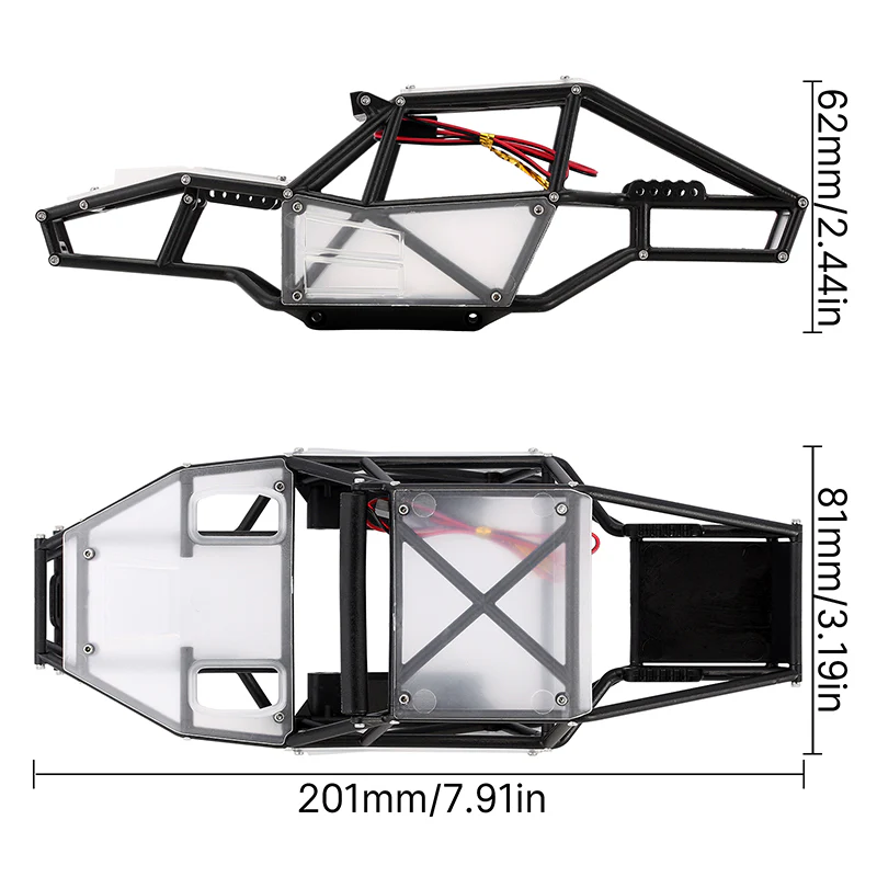 INJORA Tarantula Nylon Buggy Body for 1/18 TRX4M - Image 9