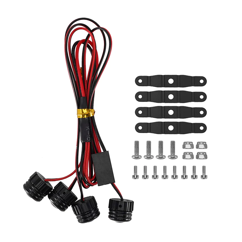 INJORA Round LED Lights for 1/18 1/24 RC Crawler - Image 11