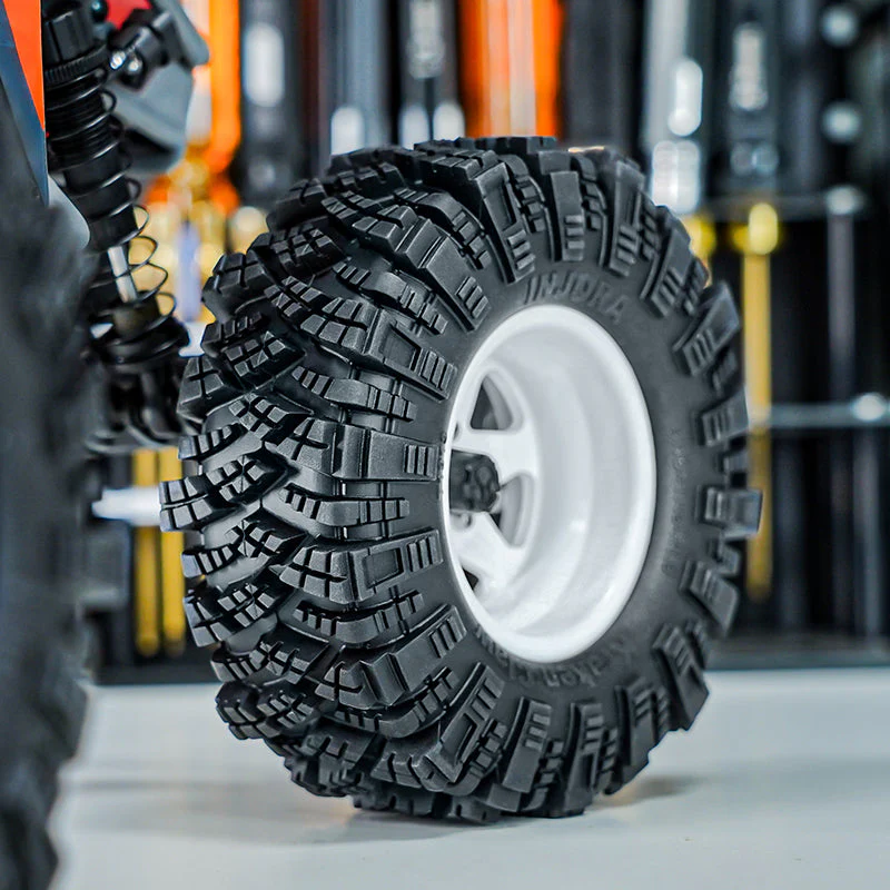INJORA 1.9" (106*37mm 4.19" OD) Kraken Claw S5 M/T Tires (T1913) (4) - Image 9