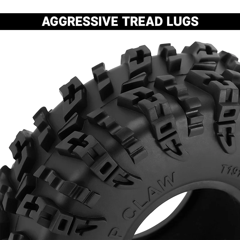 [US Warehouse] INJORA S5 Swamp Claw 1.9" 4.75" OD M/T Tires (4) (120*42mm) - Image 3