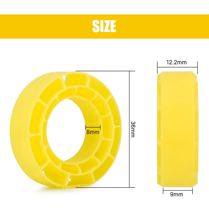 INJORA Silicone Rubber Inserts for 0.7" 39-41mm Tires - Image 4