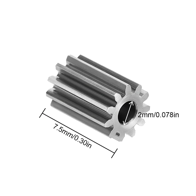 INJORA 11T Pinion for INJORA TRX4M 1721 Purple Viper Brushless Motor - Image 4