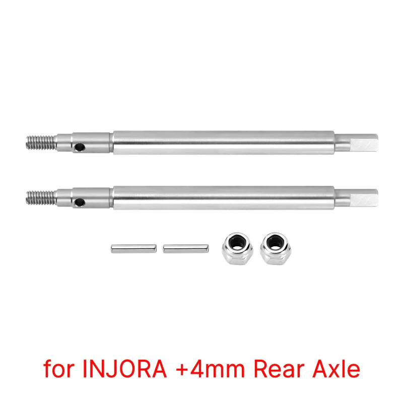 INJORA Axle Shafts Steeling Links for INJORA TRX4M +4mm Axles - Image 5