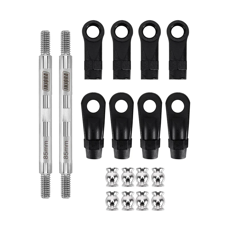 INJORA Stainless Steel Links with Rod Ends for 1/10 RC Crawler - Image 11