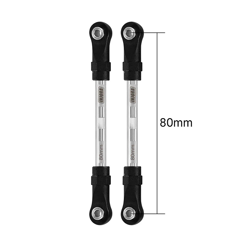 INJORA Stainless Steel Links with Rod Ends for 1/10 RC Crawler - Image 2