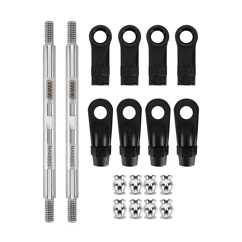 INJORA Stainless Steel Links with Rod Ends for 1/10 RC Crawler - Image 20