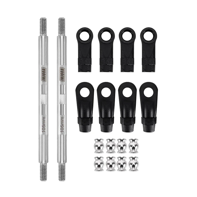 INJORA Stainless Steel Links with Rod Ends for 1/10 RC Crawler - Image 23