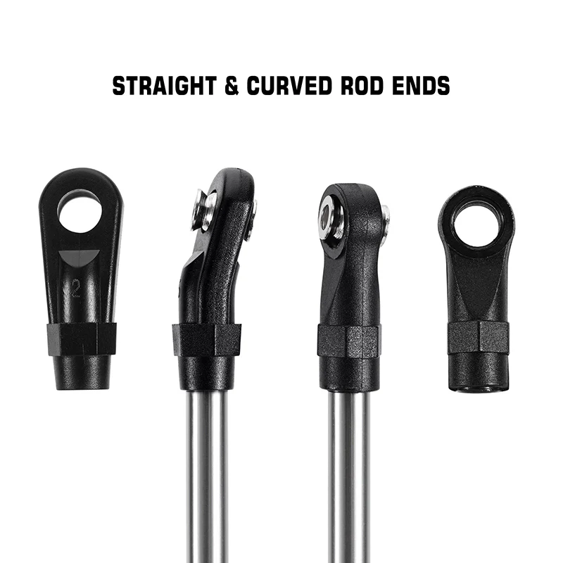 INJORA Stainless Steel Links with Rod Ends for 1/10 RC Crawler - Image 5