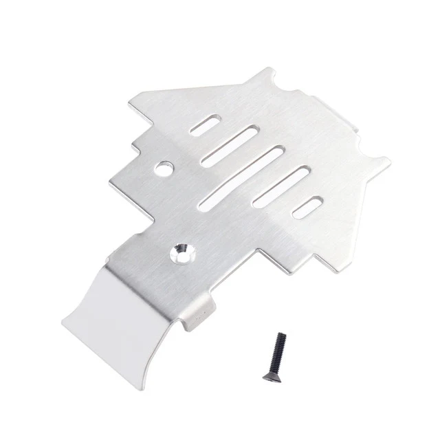 INJORA Stainless Steel Chassis Armor Axle Protector Skid Plate for Traxxas TRX-4 - Image 3