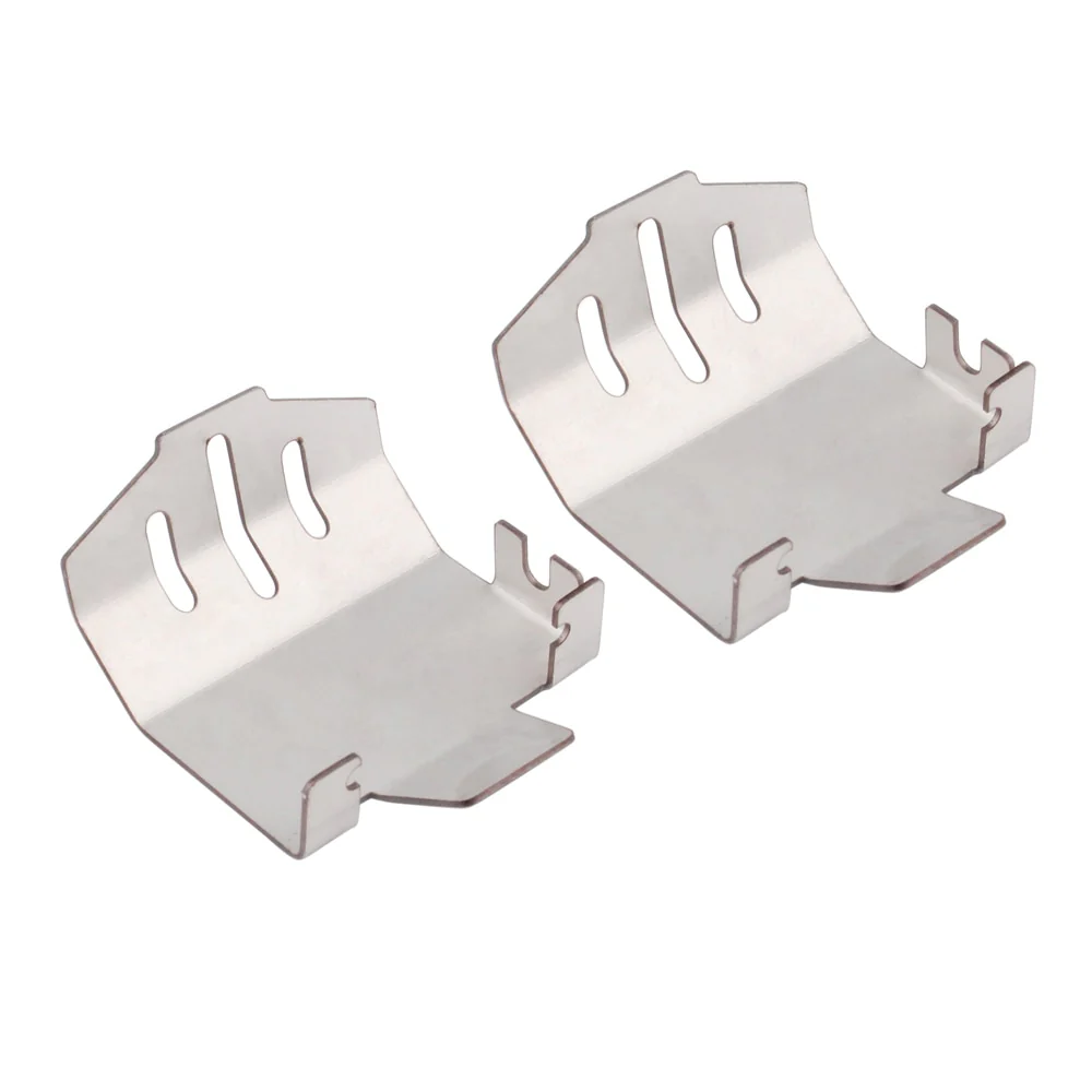 INJORA Stainless Steel Chassis Armor Axle Protector Skid Plate for Traxxas TRX-4 - Image 7