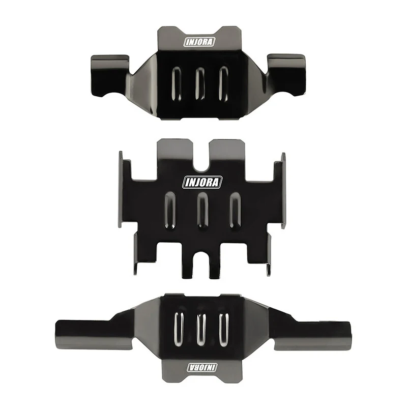 INJORA Stainless Steel Chassis Armor Skid Plate Axle Protector for 1/18 TRX4M (4M-46) - Image 12