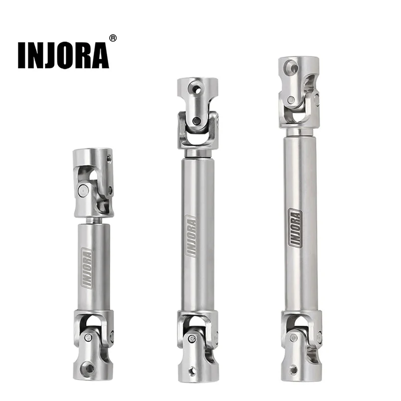 INJORA 1 pcs Stainless Steel Drive Shaft for 1/18 TRX4M Mods