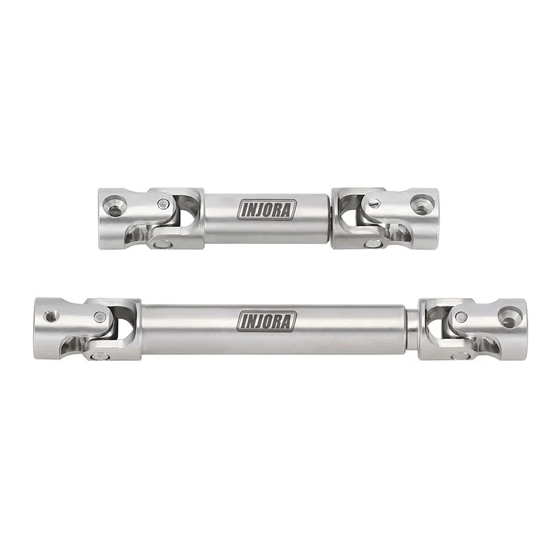 INJORA Stainless Steel Drive Shafts for 1/18 RC Crawler TRX4M High Trail K10 F150 - Image 10