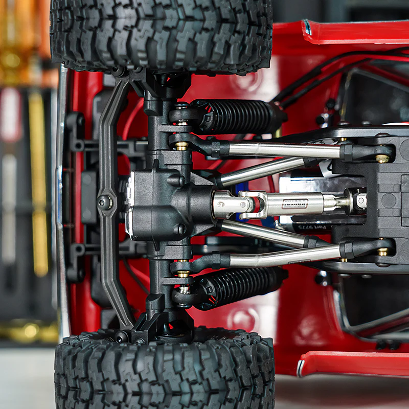 INJORA Stainless Steel Drive Shafts for 1/18 RC Crawler TRX4M High Trail K10 F150 - Image 4
