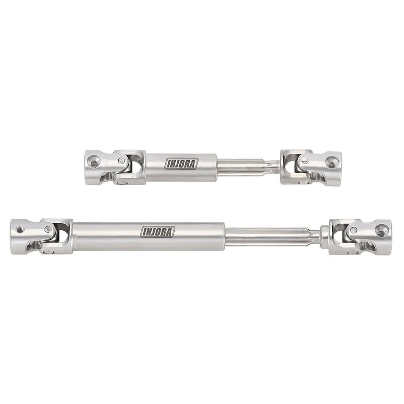 INJORA Stainless Steel Drive Shafts for 1/18 RC Crawler TRX4M High Trail K10 F150 - Image 8