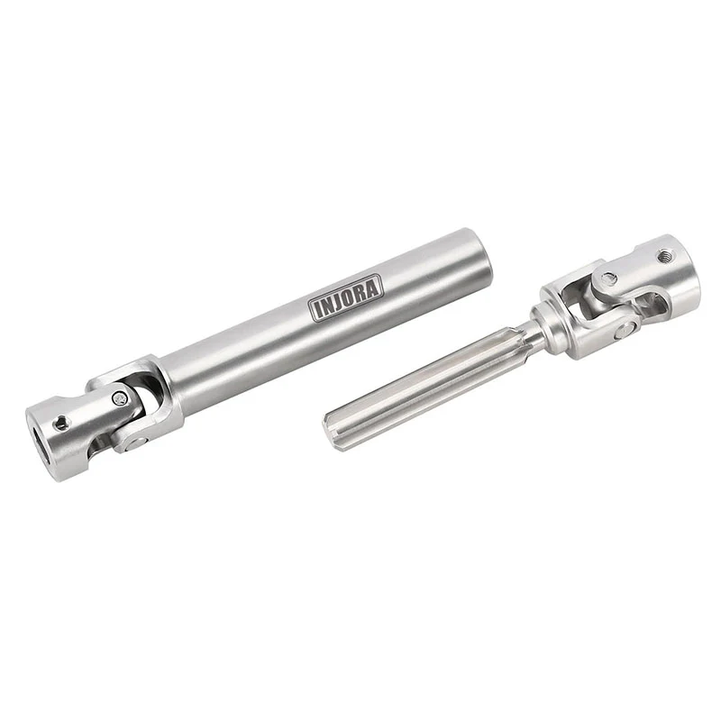 INJORA Stainless Steel Drive Shafts for 1/18 RC Crawler TRX4M High Trail K10 F150 - Image 9