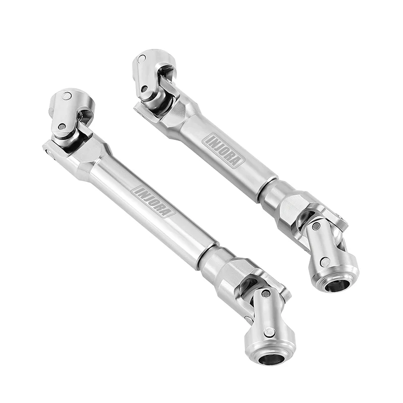 INJORA Stainless Steel Drive Shafts for Axial 1/8 AXP8 Gilamon 2.2 - Image 2