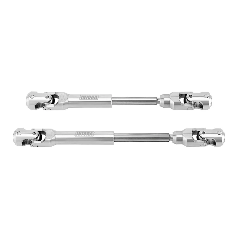 INJORA Stainless Steel Drive Shafts for Axial 1/8 AXP8 Gilamon 2.2 - Image 3