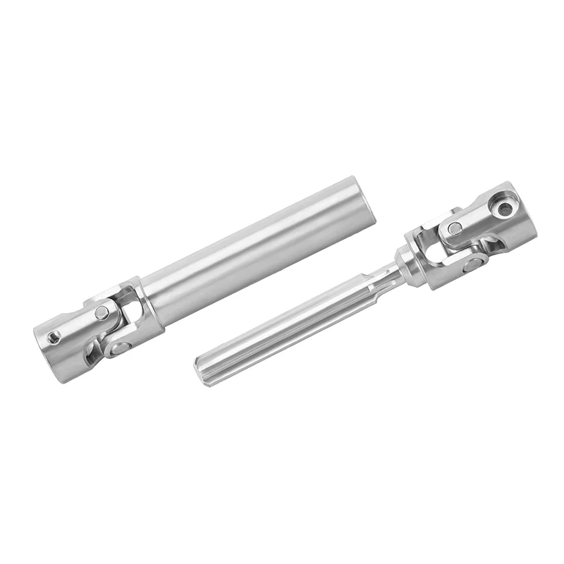 INJORA Stainless Steel Drive Shafts with D Shaped Hole for 1/18 FMS FCX18 LC80 - Image 4