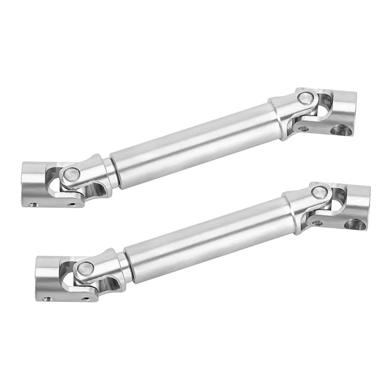 INJORA Stainless Steel Drive Shafts with D Shaped Hole for 1/18 FMS FCX18 LC80 - Image 6