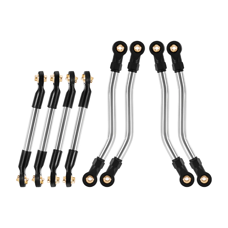 INJORA Stainless Steel High Clearance Chassis Links for 1/24 FMS FCX24M - Image 7