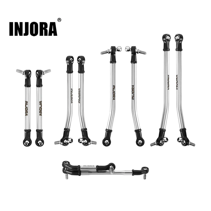 INJORA Stainless Steel High Clearance Links Set for 1/30 SCX30