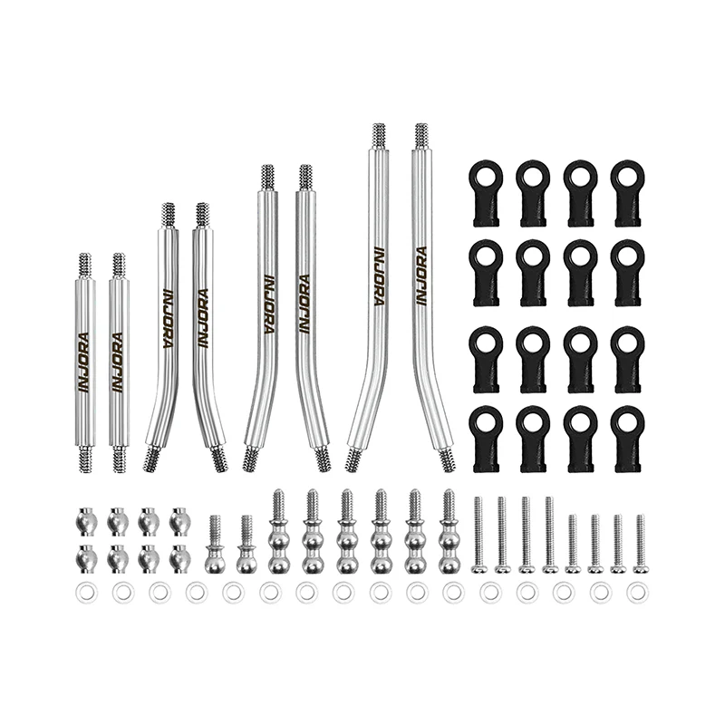 INJORA Stainless Steel High Clearance Links Set for 1/30 SCX30 - Image 13