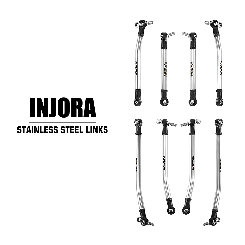 INJORA Stainless Steel High Clearance Links Set for 1/30 SCX30 - Image 14