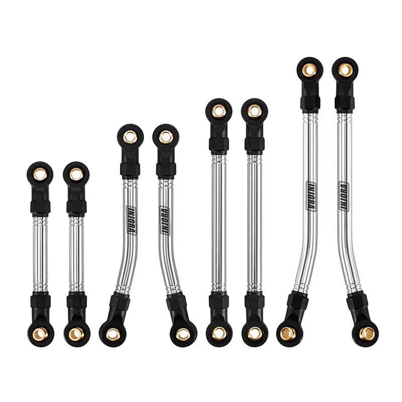 INJORA Stainless Steel High Clearance Links & Steering Links Set for 1/18 HPI Venture18 - Image 6