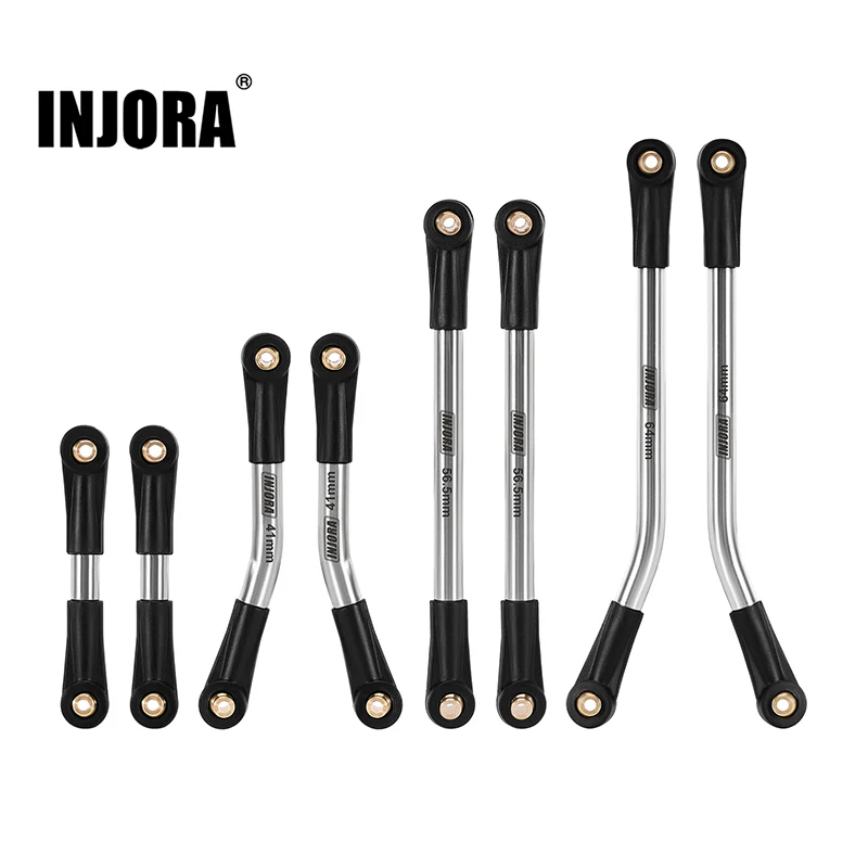 INJORA Stainless Steel High Clearance Links for 1/24 SCX24 GX470 - Image 10